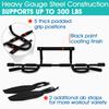 Yes4All Door Pull Up Bar, Heavy Duty Hanging Bar, Pull Up Bar for Doorway, Supports up to 300 lb, Multi-Grip Foam Handles, Fits 30" to 38" Door Frames, Easy Installation for Home Gym Use, Black view 3