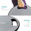 EVERYMILE Wobble Balance Board, Exercise Balance Stability Trainer Portable Balance Board with Handle for Workout Core Trainer Physical Therapy & Gym Diameter No-Skid Surface 15.7" Gray view 2