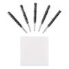 BOOSTEADY 5 Pcs Nylon Bristle Bore Gun Cleaning Brush for Pistol, 50 Professional Square Patches, .260/6.5MM, .17, .22, .357/9MM, .40, .45, .30 Caliber view 3
