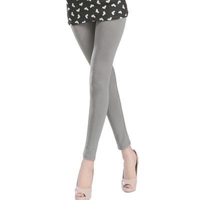 9/10 Sun Protection Golf Pants Cool Ice Silk Stocking Sport Leggings-Gray/Size L