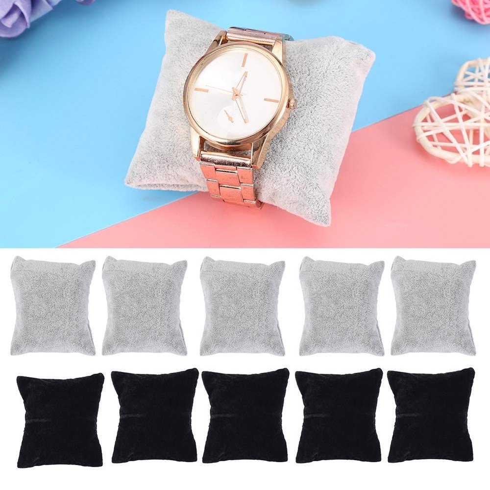 Watch small pillow, jewelry display pillow, bracelet bracelet watch pillow / bracket, bracelet bracket storage manager 5 pieces(1#)