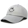 DALIX Smile Baseball Cap Smiling Face Happy Dad Hat Men Women Teens in Gray view 4