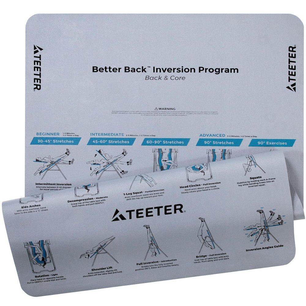Teeter Better Back Inversion Program Mat (LX) Grey