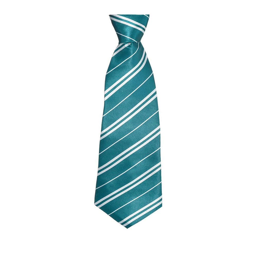 Suit Yourself Harry Potter Slytherin Tie for Children, One Size, Features Green and White Stripes, 60 Inches Long