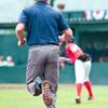 Murray Sporting Goods Short Sleeve Polo Baseball and Softball Umpire Shirt - Sized for Chest Protector (Navy Blue, X-Large) view 3