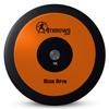 4THROWS High Spin Competition Discus for Track & Field, High School, College, Men & Women 83% Rim Weight, IAAF World Athletics Certified with Free Carry Bag, Neon Orange and Black, 1kg view 1