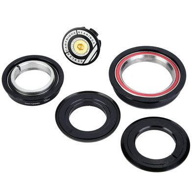 Bicycle Headset, 44mm-56mm Tapered Straight Front Fork CNC AL6061 for Durable Performance