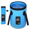 Collapsible Bucket, Esthesia 5 Gallon Portable Folding Water Portable Collapsible Wash Basin Folding Bucket Water Container Fishing Bucket for Travelling Camping Hiking Fishing Gardening view 1