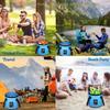 Collapsible Bucket, Esthesia 5 Gallon Portable Folding Water Portable Collapsible Wash Basin Folding Bucket Water Container Fishing Bucket for Travelling Camping Hiking Fishing Gardening view 2