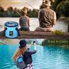 Collapsible Bucket, Esthesia 5 Gallon Portable Folding Water Portable Collapsible Wash Basin Folding Bucket Water Container Fishing Bucket for Travelling Camping Hiking Fishing Gardening view 3