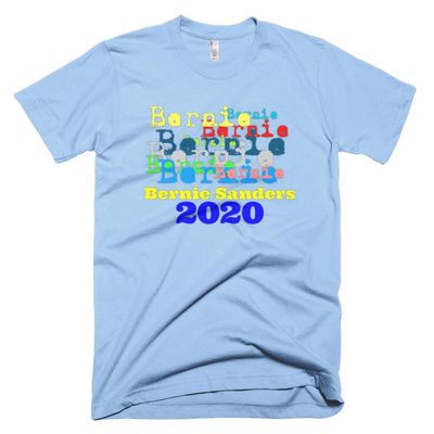 B. Canna Bernie Sanders 2020 T-Shirt Baby Blue