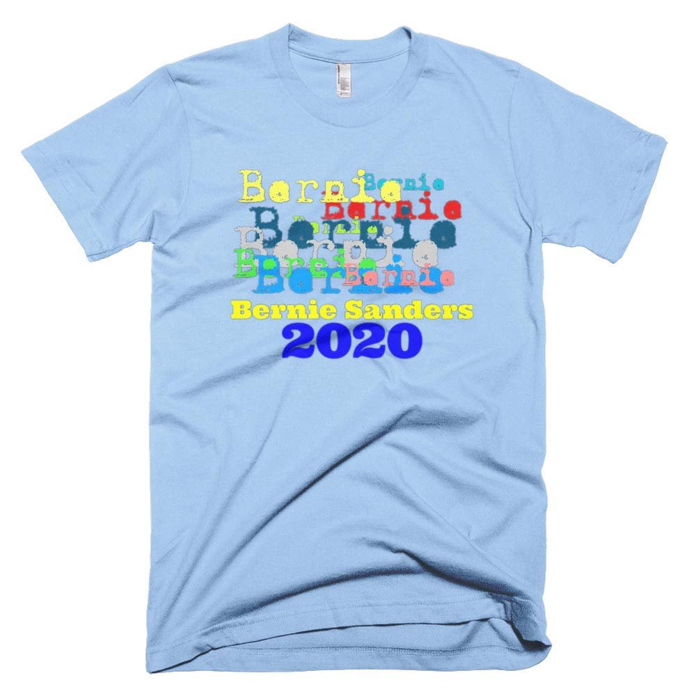 B. Canna Bernie Sanders 2020 T-Shirt Baby Blue