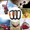 B-Mardi Carabiner Clips Heavy Duty 12kN (2697 lbs)-Lightweight Locking Carabiners for Camping, Hiking, Hammock, Dog Leash Harness, Outdoor and Gym etc, Keychains& Utility  view 4