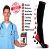 Physix Gear Compression Socks - Best Men & Womens Compression Socks for Circulation, Running, Nurses, Athletic Use Sock Compression, Blood Pressure Socks, Calcetines de Compresion, Black/Red, XXL view 4