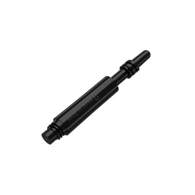 8 Flight Regular-Spin Black Short 19mm Pack of 3 Shafts