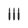 8 Flight Regular-Spin Black Short 19mm Pack of 3 Shafts view 2