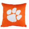 College Covers Everything Comfy Clemson Tigers 16" Decorative Pillow Reversible 2 Unique Sides view 1
