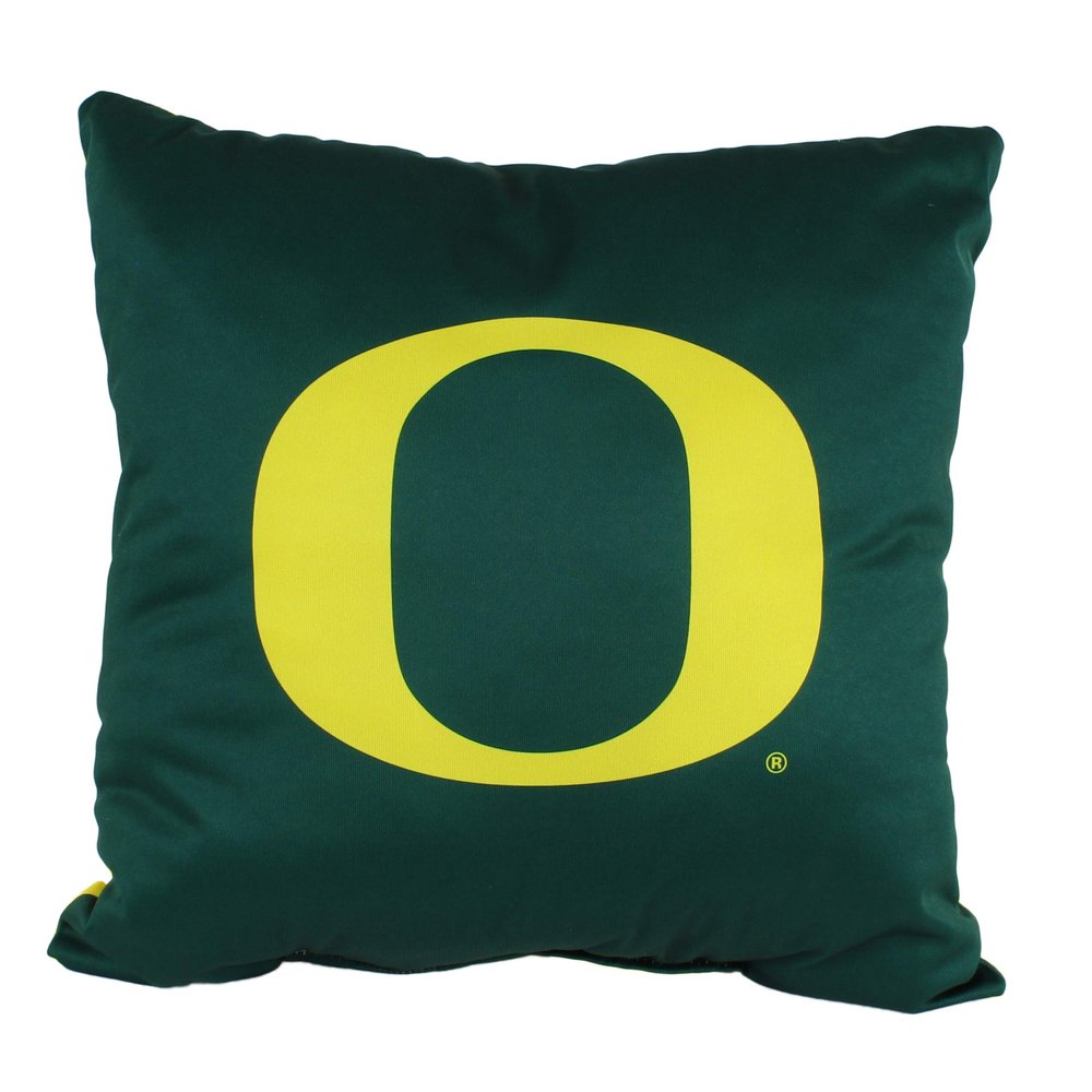 College Covers Everything Comfy Oregon Ducks 16" Decorative Pillow Reversible 2 Unique Sides