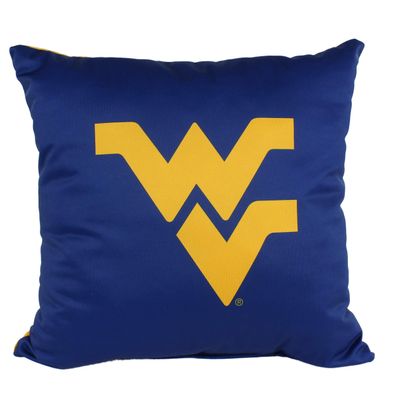 College Covers Everything Comfy West Virginia Mountaineers 16" Decorative Pillow Reversible 2 Unique Sides