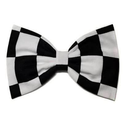 EmilyRose Couture Special Prints Hairbows- Music Notes, Houndstooth,argyle, Nascar, Cammo (Group 2 of 2) (Headband, Checkerboard)