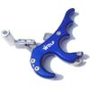 Compound Bow Release Aid Trigger Archery 4 Finger Release Aid Grip Caliper Accessories for Outdoor Hunting (Blue) view 2