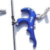 Compound Bow Release Aid Trigger Archery 4 Finger Release Aid Grip Caliper Accessories for Outdoor Hunting (Blue) view 4