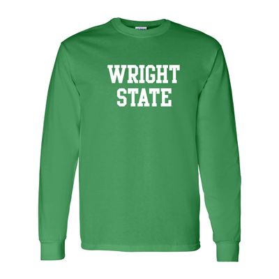 AL01 - Wright State Raiders Basic Block Long Sleeve - X-Large - Green
