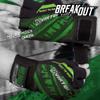 VIRTUE Mesh Breakout Gloves - Half Finger Paintball Gloves - Graphic Green (SM/MD/LG) view 3