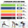 23 Pack Resistance Bands Set Workout Bands, 5 Stackable Exercise Bands 5 Loop Resistance Bands 2 Core Sliders, Door Anchor Handles Ankle Straps Carry Bag Instant Cooling Towel Wrist Wraps view 3