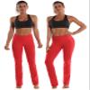 BUBBLELIME 29"/31"/33"/35" 4 Styles Women's Slim Fit Yoga Pants Tummy Control - Slim Fit_Scarlet XL_33" Inseam view 3