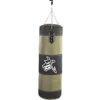 Focket Punch Sandbag,Empty Training Kick Sandbag Fight Karate Punching Sand Bag with PU Patch Hand from Abrasion for Weight Lifting,Exercise,etc (Green-0.8m)