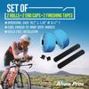ALIEN PROS Bike Handlebar Tape PU (Set of 2) Blue - Enhance Your Bike Grip with These Bicycle Handle bar Tape - Wrap Your Bike for an Awesome Comfortable Ride (Set of 2, Blue) view 3