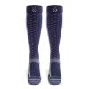 Fox River Men's/Unisex Ski Socks | Zermatt | Over The Calf | Premium Merino Wool, Cashmere, and Silk Blend for Ultimate Comfort, Charcoal, Medium view 3
