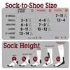 Fox River Men's/Unisex Ski Socks | Zermatt | Over The Calf | Premium Merino Wool, Cashmere, and Silk Blend for Ultimate Comfort, Charcoal, Medium view 4