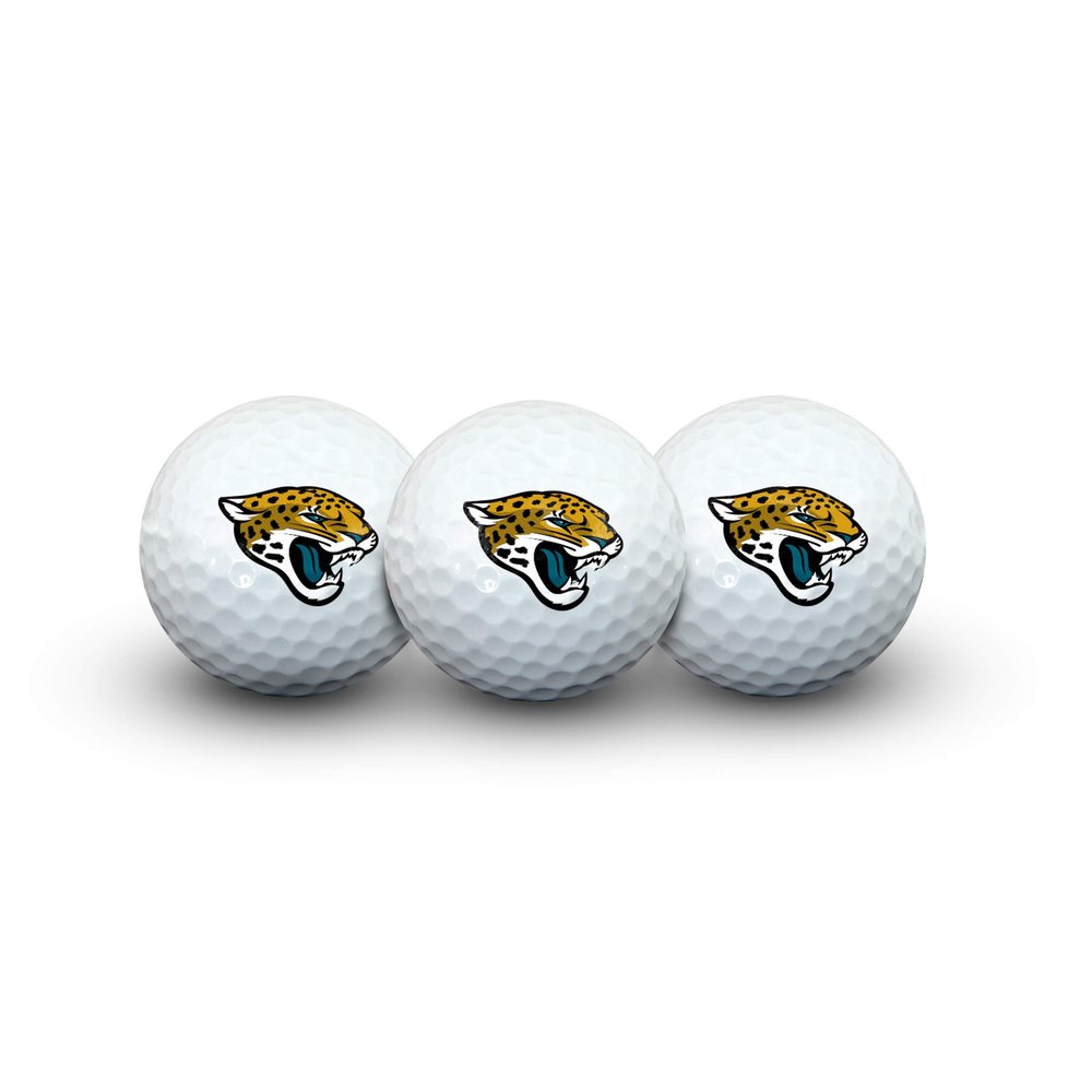 Team Effort Jacksonville Jaguars Pack of 3 Golf Balls