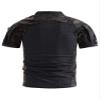 AKARMY Men's Military Short Sleeve T-Shirt, Tactical Cargo Pullover Polo Shirts, Outdoor Camo Shirt with 1/4 Zipper 0312 Dark CP view 2