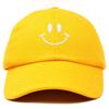 DALIX Smile Baseball Cap Smiling Face Happy Dad Hat Men Women Teens in Gold view 1