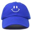 DALIX Smile Baseball Cap Smiling Face Happy Dad Hat Men Women Teens in Royal Blue view 1
