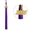 TopTie Shiny Kindergarten Child Size Graduation Cap Hat with 2025 Tassel-Purple view 3