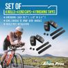 ALIEN PROS Bike Handlebar Tape EVA (Set of 4) Black - Enhance Your Bike Grip with These Bicycle Handle bar Tape - Wrap Your Bike for an Awesome Comfortable Ride (Set of 4, Black) view 4