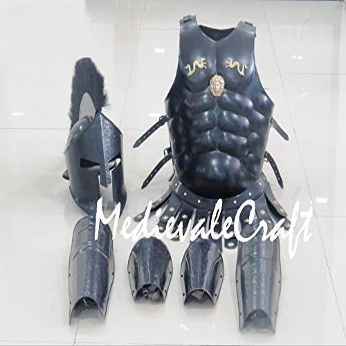 Medieval Roman Muscle Armor Spartan Set Greek Wearable Halloween Costume