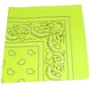 Qraftsy Neon Colors Paisley Bandana - Cotton - Available in 1 Pack or 3 Pack view 1