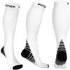 Physix Gear Compression Socks - Best Men & Womens Compression Socks for Circulation, Running, Nurses, Athletic Use Sock Compression, Blood Pressure Socks, Calcetines de Compresion, All, White, XXL view 1