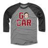 500 LEVEL Andrei Svechnikov Tee Shirt (Baseball Tee, XXX-Large, Black/Heather Gray) - Carolina Raglan Tee - Andrei Svechnikov GO CAR R WHT view 1