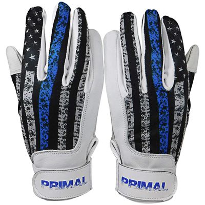 PGX USA Blue Line Baseball Batting Gloves  Medium