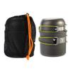Camp Stoves, Portable Camping Aluminium Alloy Non Stick Pot Outdoor Hiking Cooking Set for Traveling, Camping view 1