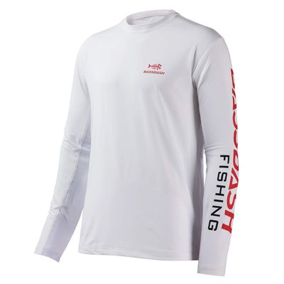 BASSDASH Fishing T Shirts for Men UV Sun Protection UPF 50+ Long Sleeve Tee T-Shirt