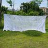LIYFF-Tarps Woodland Camo Netting Military UV Resistant Shade Lightweight Durable White Camouflage Net for Sunshade Decoration Hunting Blind Shooting Car Cover view 4