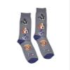 Bop Classy Mens Fun Novelty Crew Socks - 2 Pair Set (Dogs) view 2