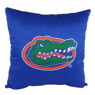 College Covers Everything Comfy Florida Gators 16" Decorative Pillow Reversible 2 Unique Sides